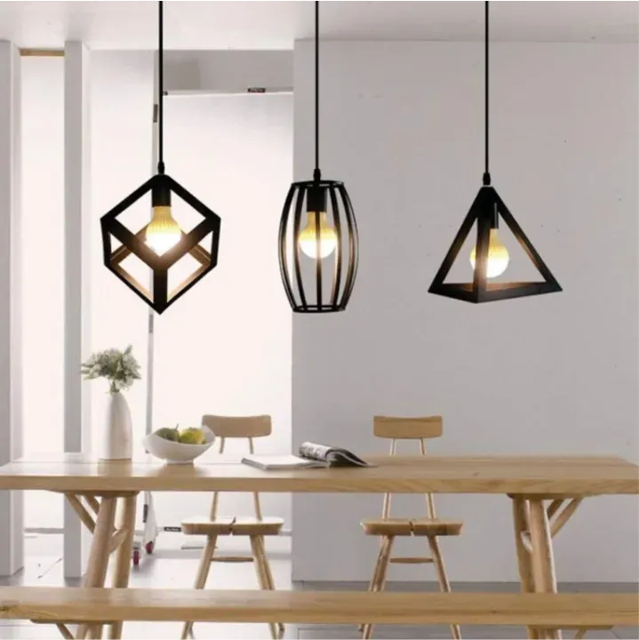 Square, Triangle & Cage Ceiling Pendant Lights