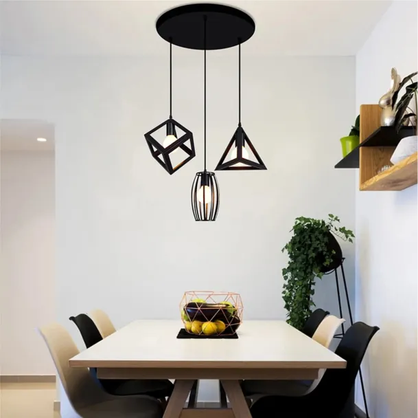 Square, Triangle & Cage Ceiling Pendant Lights