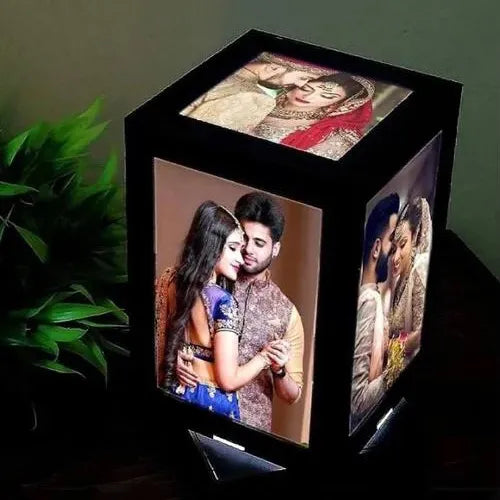 3D Customized Wooden Lamp with Your Photos - Personalized Gift & Home Decor