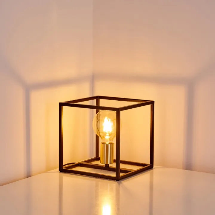 Metal Bedside Table Lamp