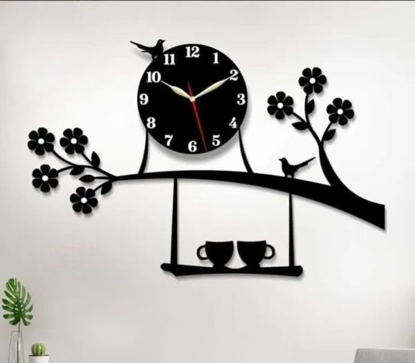 Modern Wooden Wall Clock - Stylish Wall Clocks for Bedroom & Drawing Room