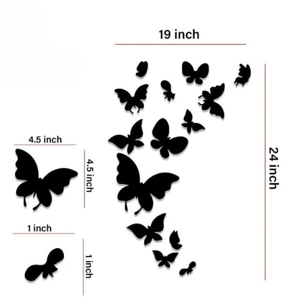 Trending Butterflies Wall Décor for Living Room -  Wooden Wall Art for Home Decoration