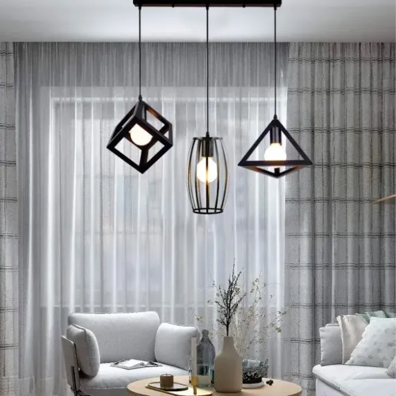 Square, Triangle & Cage Ceiling Pendant Lights