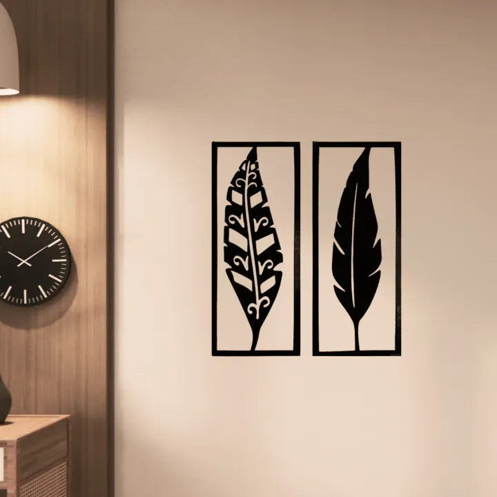 3D leaf abstract Wooden Wall Art & Home Decoration Item