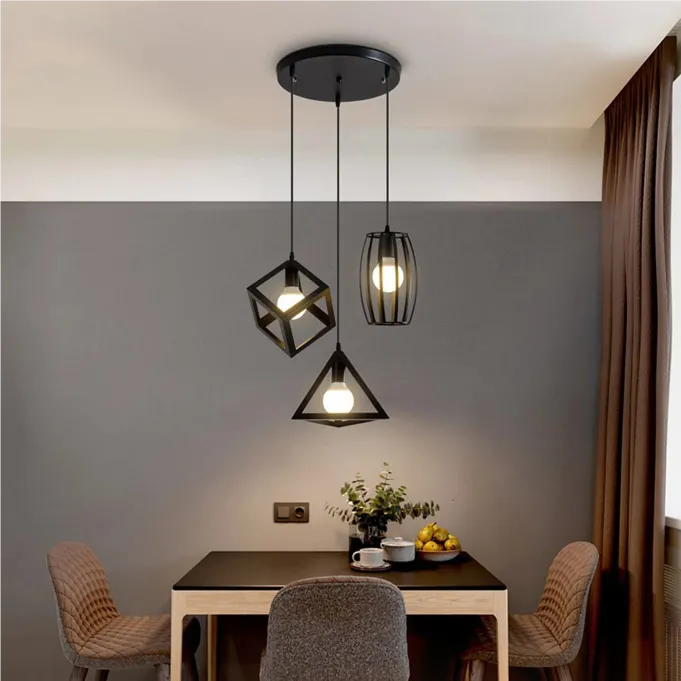 Square, Triangle & Cage Ceiling Pendant Lights