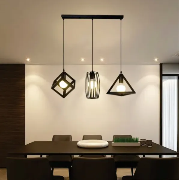 Square, Triangle & Cage Ceiling Pendant Lights