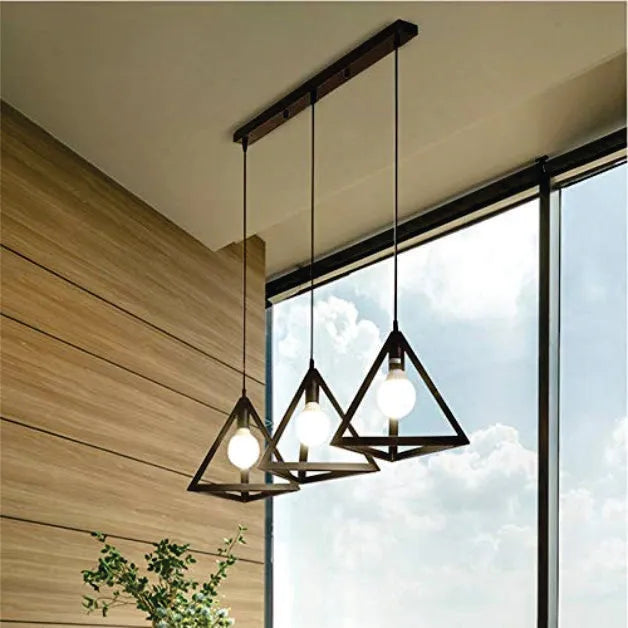 3 in 1 Triangle Shaped Hanging Light