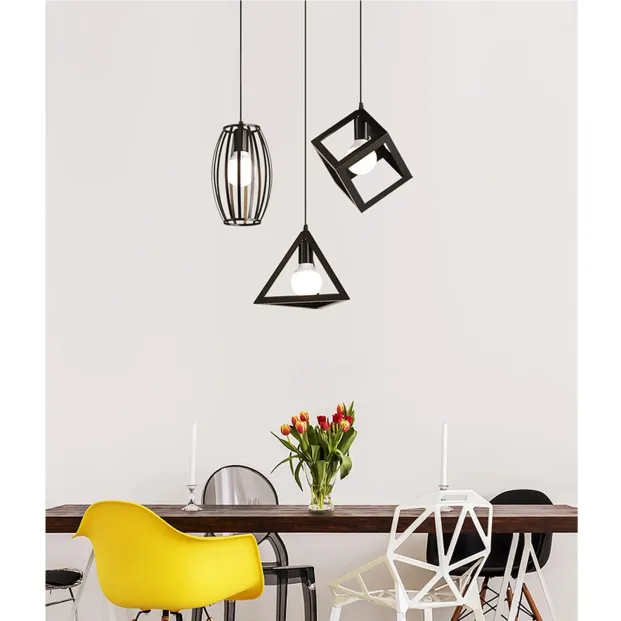 Square, Triangle & Cage Ceiling Pendant Lights