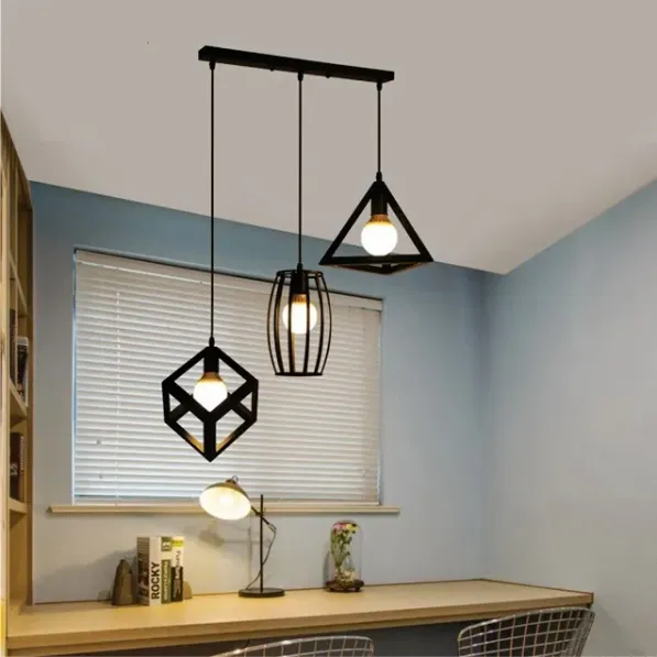 Square, Triangle & Cage Ceiling Pendant Lights